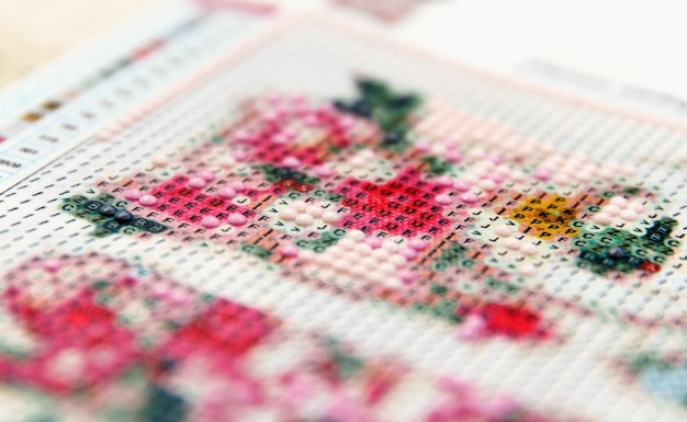 Detale haftu krzyżykowego